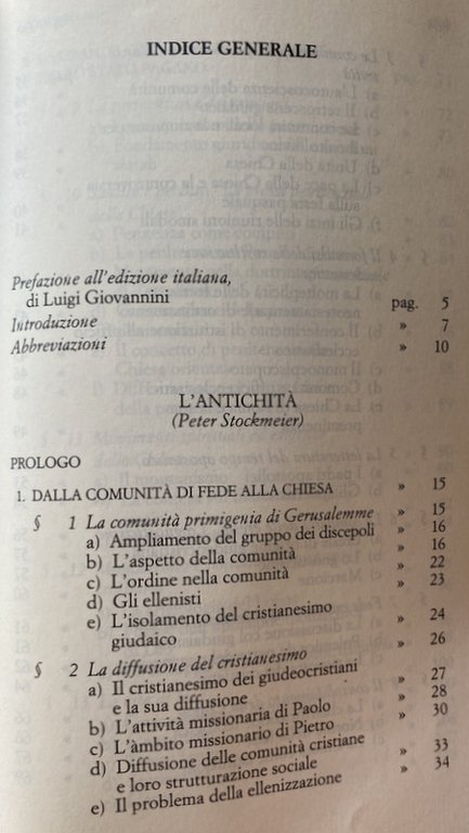 STORIA DELLA CHIESA CATTOLICA