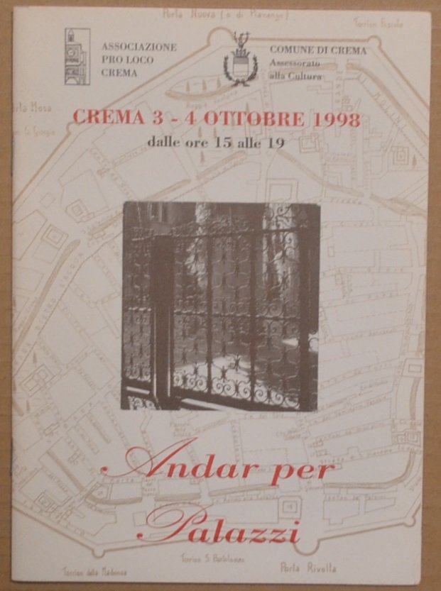 Andar per palazzi. Crema 3-4 ottobre 1998