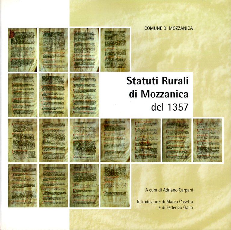 Statuti rurali di Mozzanica del 1357 | Immagine Gallery 2