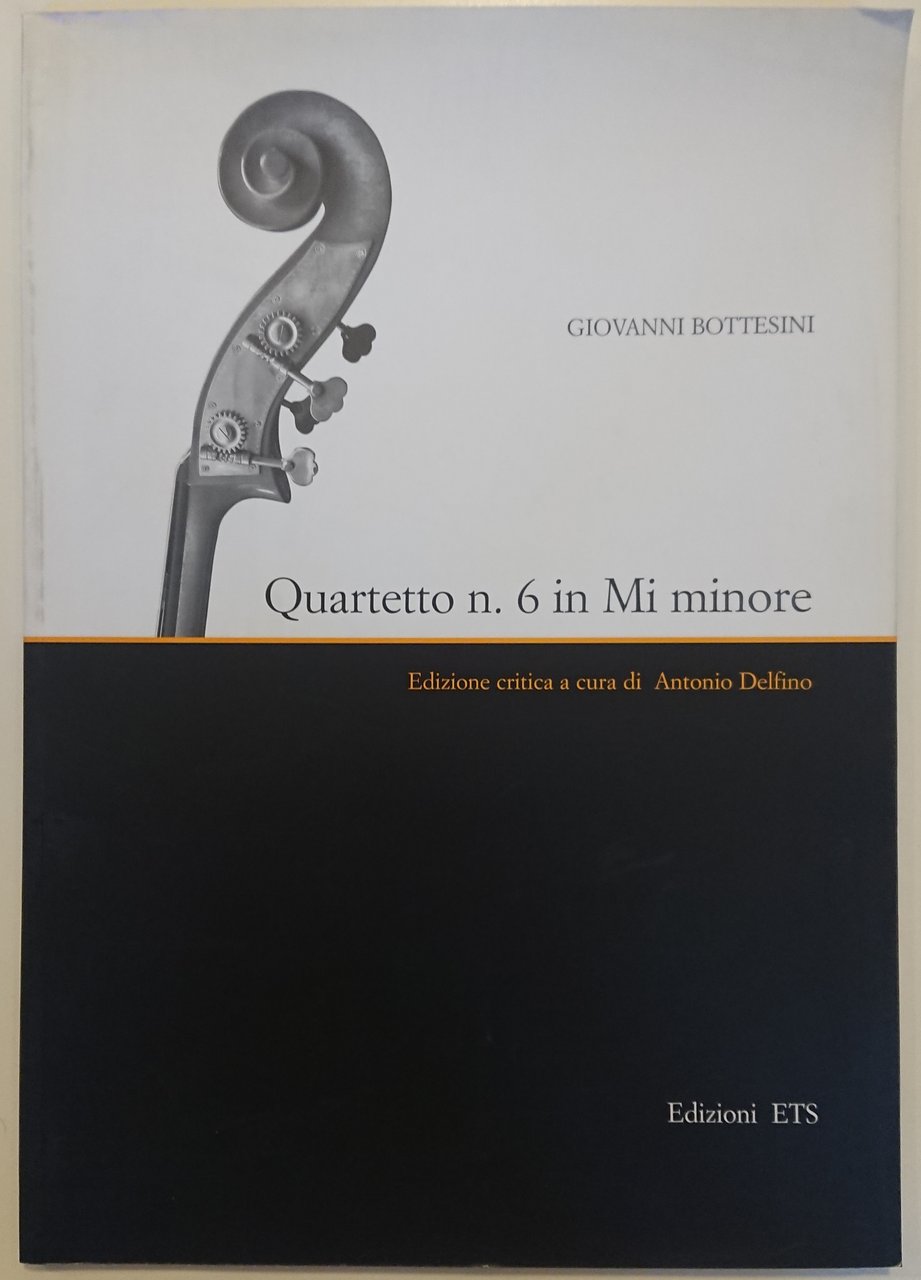 Quartetto n. 6 in Mi minore, edizione critica a cura … | Immagine principale