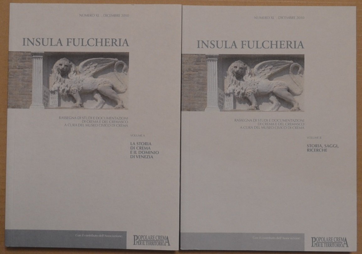 Insula Fulcheria XL, 2010, voll. A e B | Immagine principale