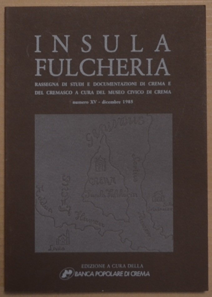 Insula Fulcheria, XV, 1985