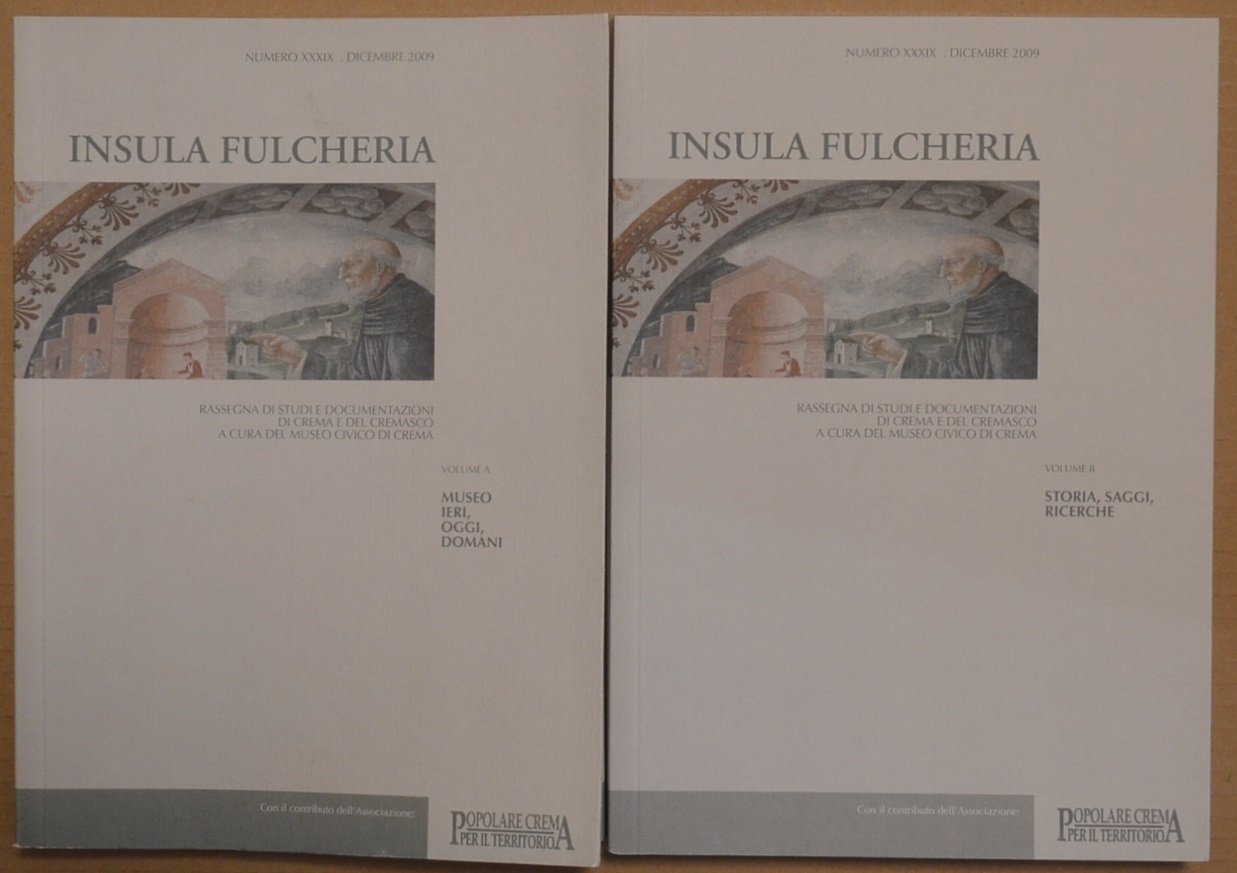 Insula Fulcheria XXXIX, 2009, voll. A e B | Immagine principale
