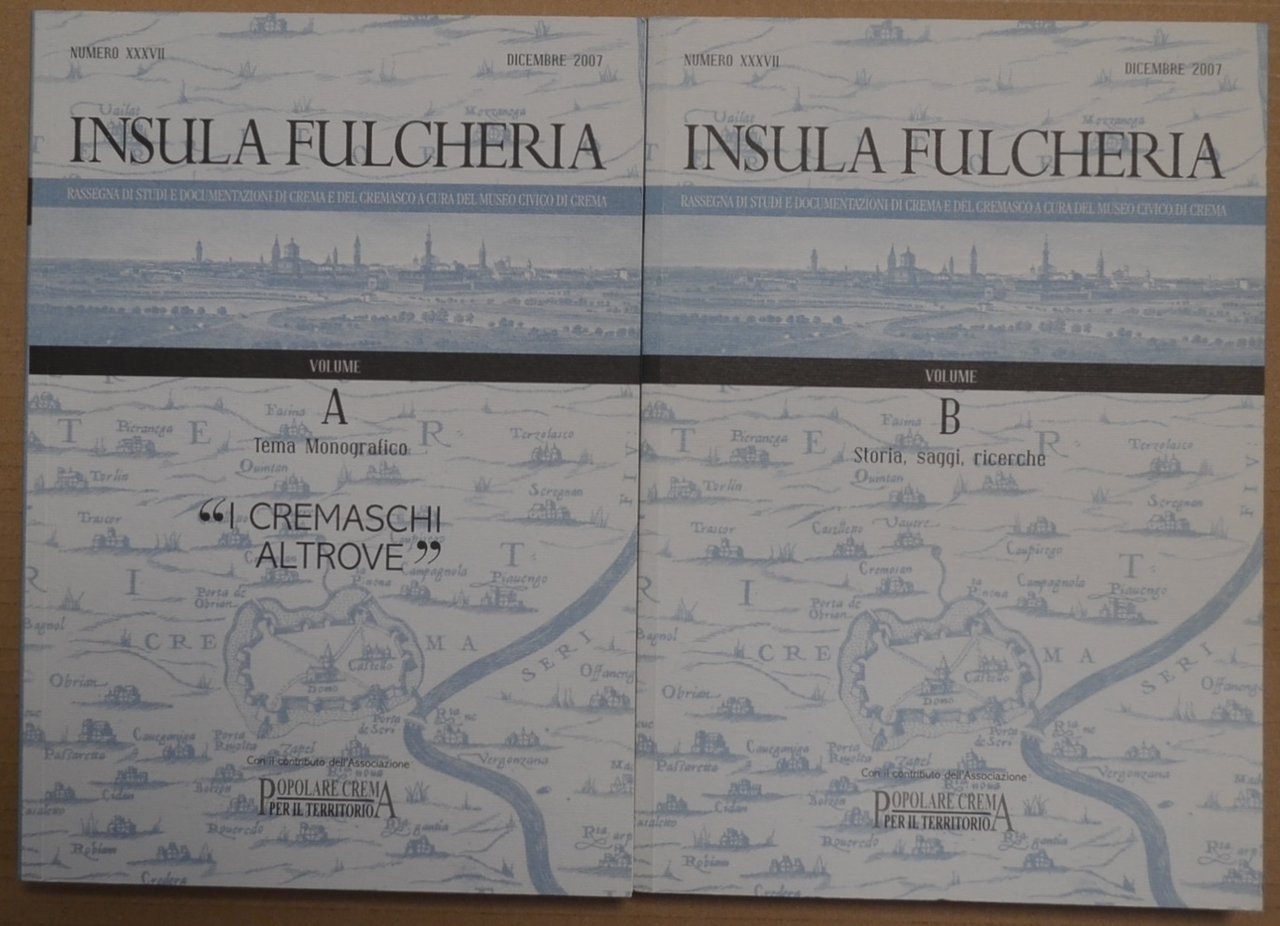 Insula Fulcheria XXXVII, 2007, voll. A e B | Immagine principale