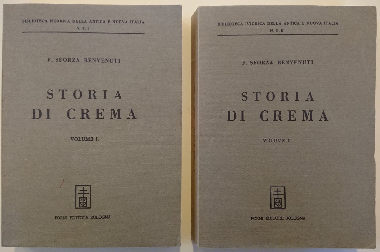 Storia di Crema, 2 voll., ristampa anastatica dell'edizione del 1859 | Immagine principale