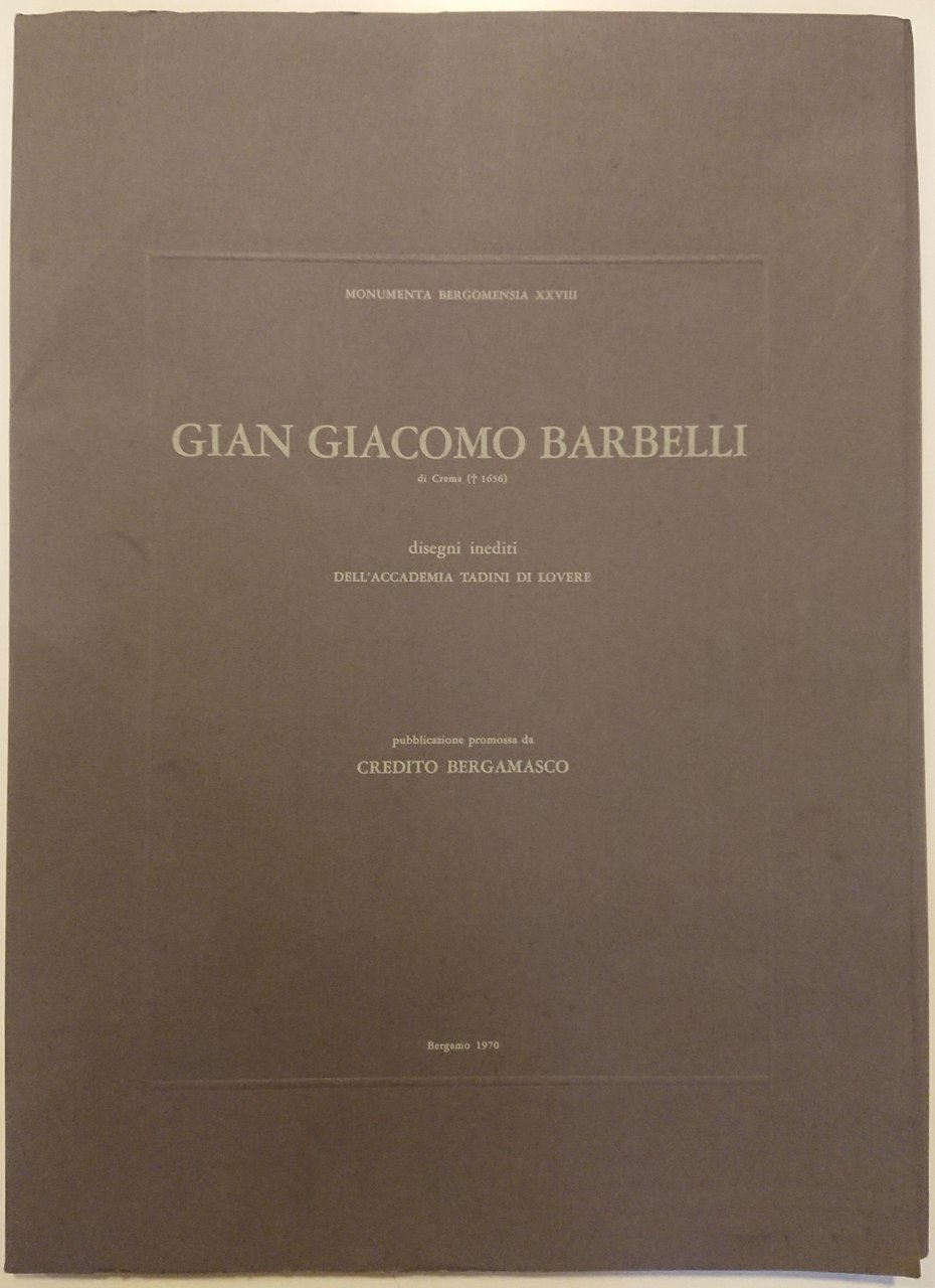 Gian Giacomo Barbelli. Disegni indediti dell'Accademia Tadini di Lovere | Immagine principale