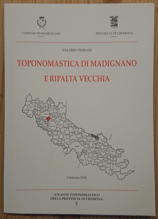 Toponomastica di Madignano e Ripalta Vecchia