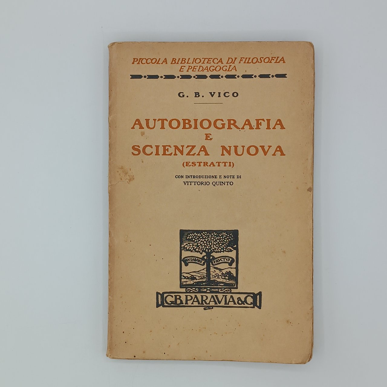 Autobiografia e scienza nuova (Estratti)