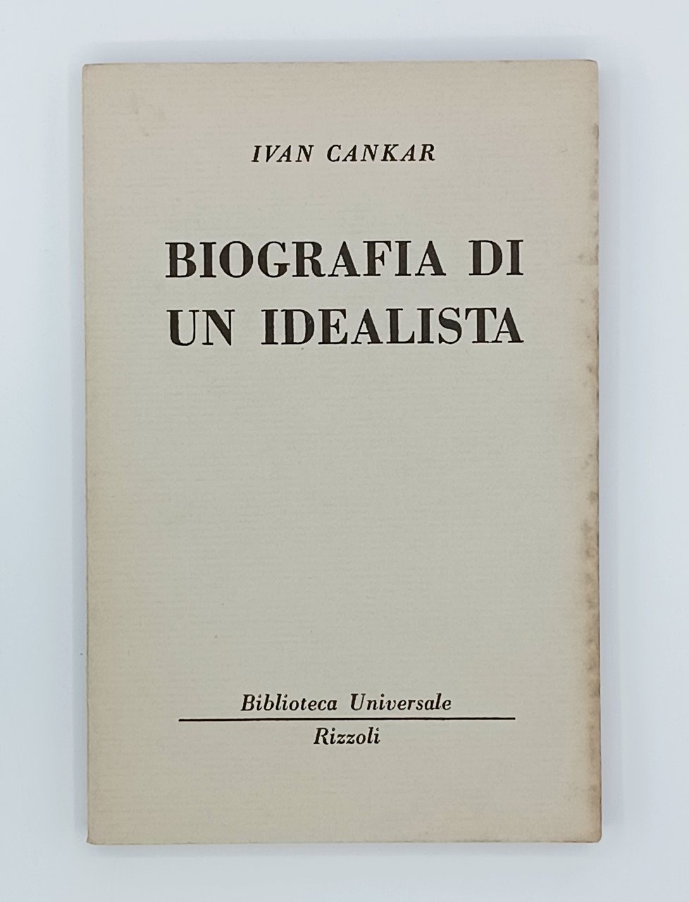 Biografia di un idealista