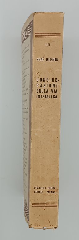 Considerazioni sulla via iniziatica