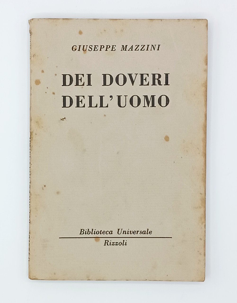 Dei doveri dell'uomo