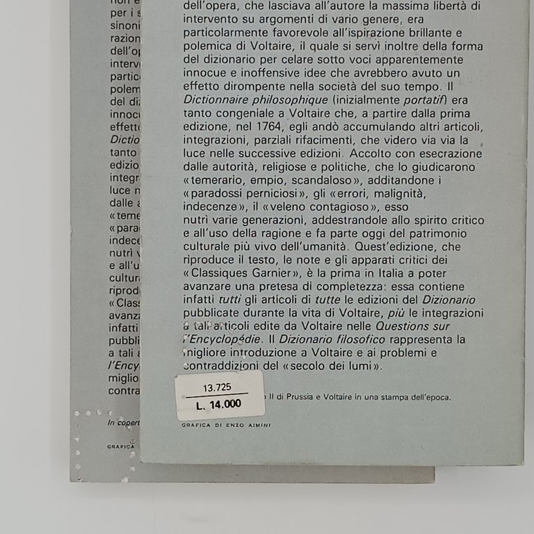 Dizionario filosofico (2 volumi)