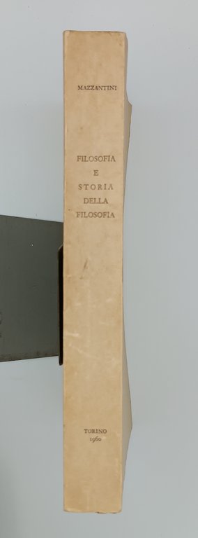 Filosofia e storia della filosofia (1933-1959)