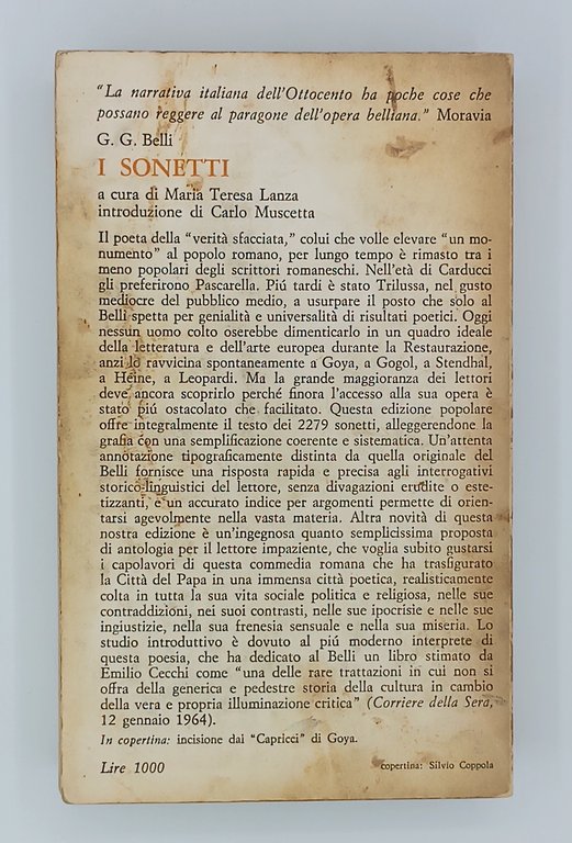 I Sonetti (4 Volumi)