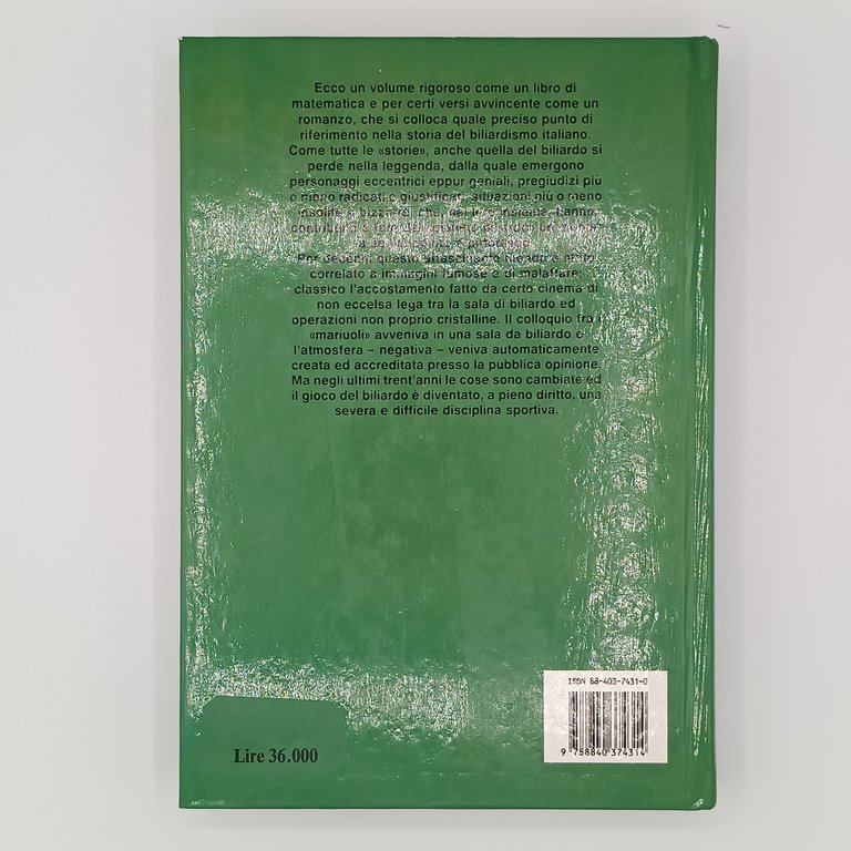 Il Biliardo. Sport e spettacolo