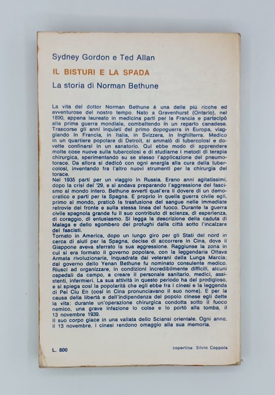 Il bisturi e la spada. La storia di Norman Bethune