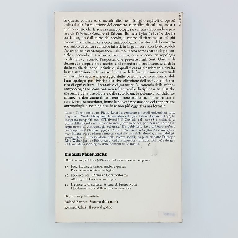 Il concetto di cultura