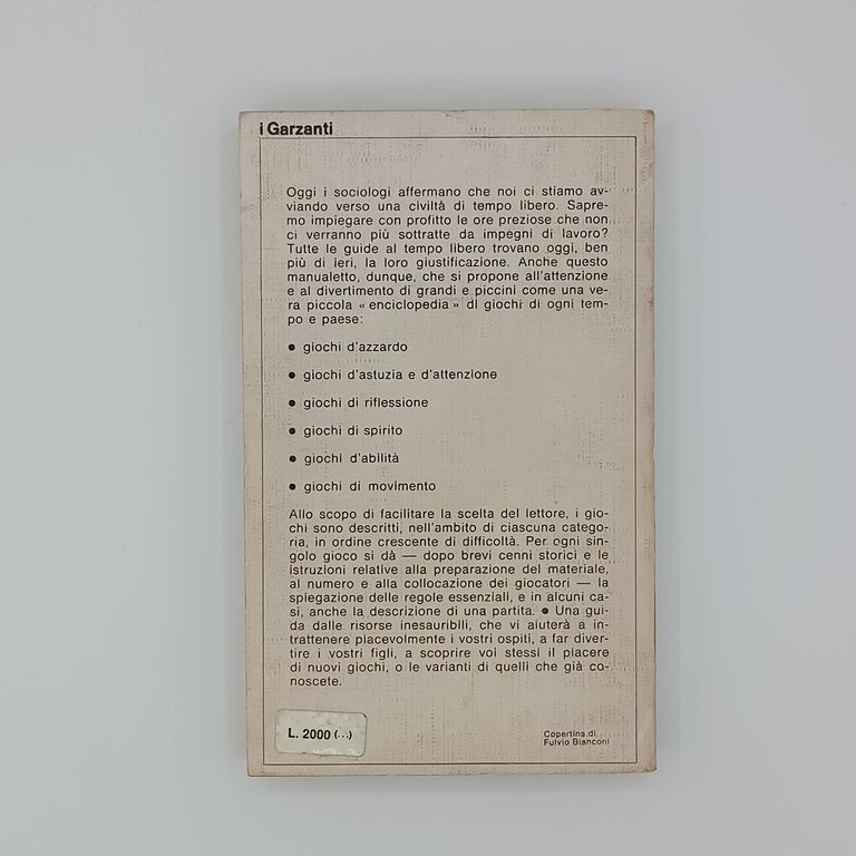 Il manuale dei giochi