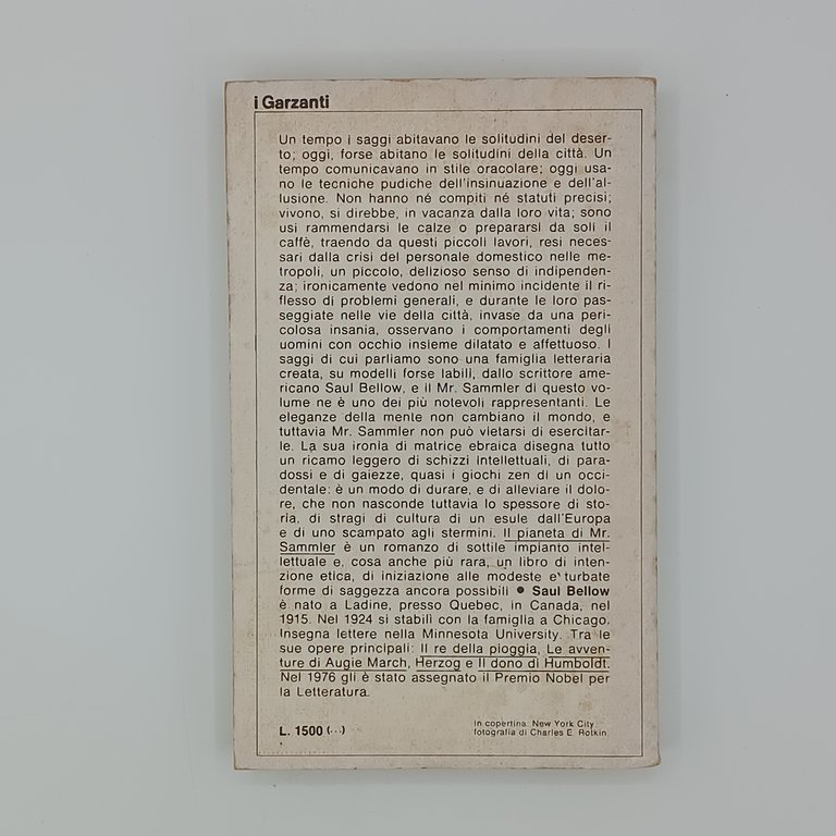 Il pianeta di Mr Sammler