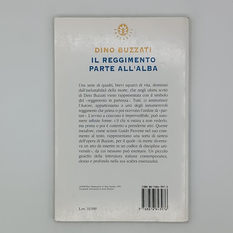 Il reggimento parte all'alba