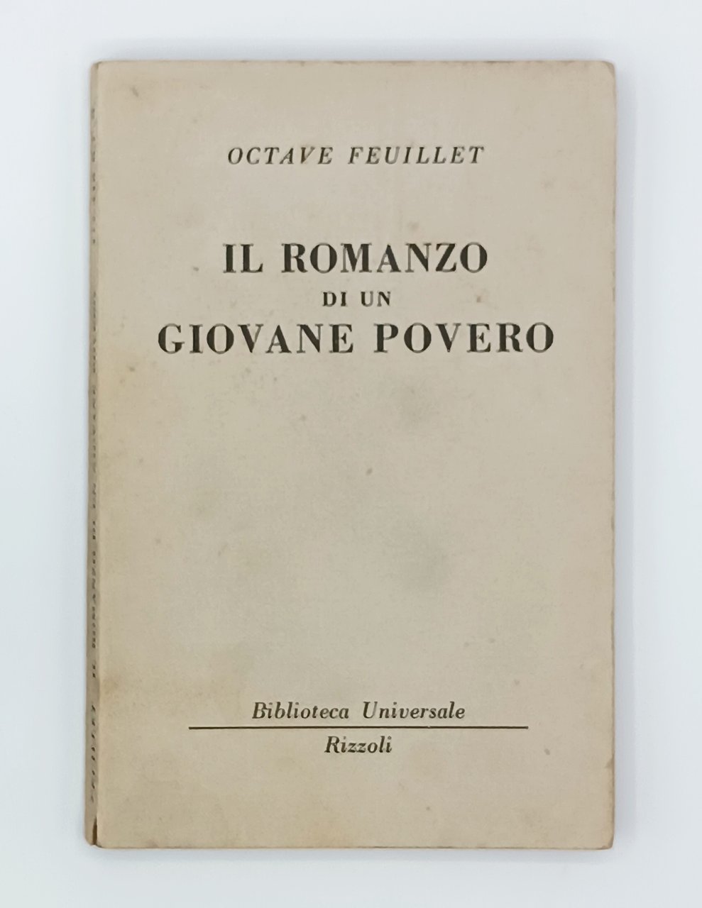 Il romanzo di un giovane povero