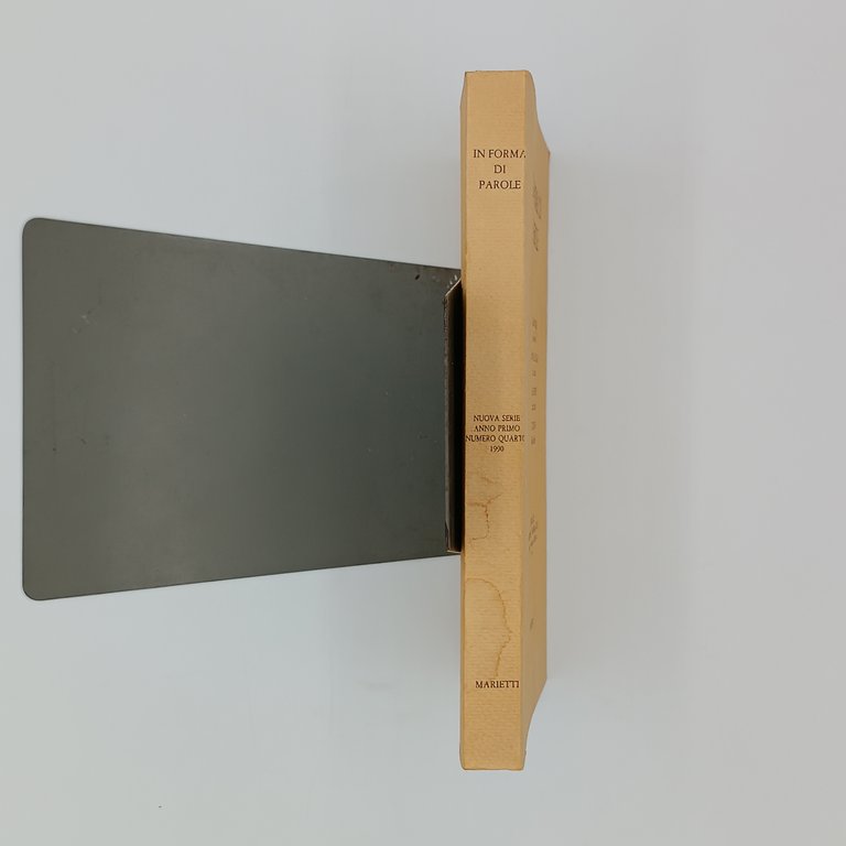 In forma di parole. Nuova serie. Anno primo. Numero quarto