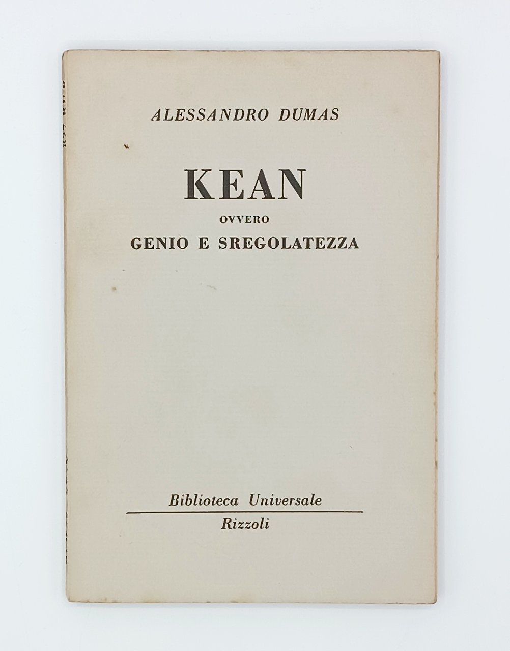 Kean ovvero genio e sregolatezza