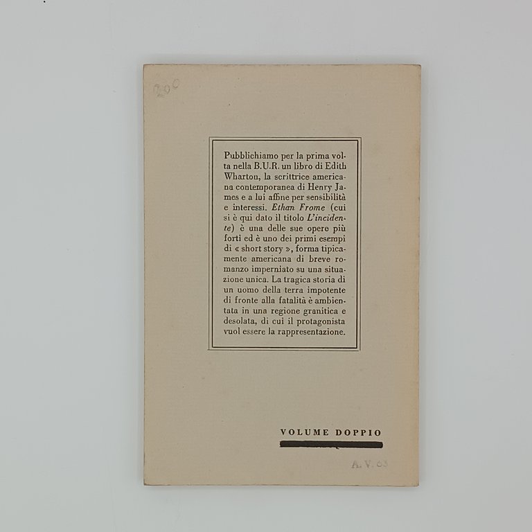 L'incidente (Ethan Frome)
