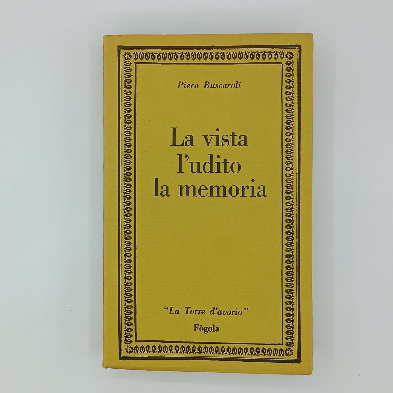 La vista, l'udito, la memoria | Immagine principale