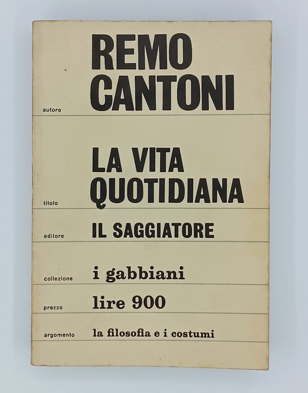 La vita quotidiana