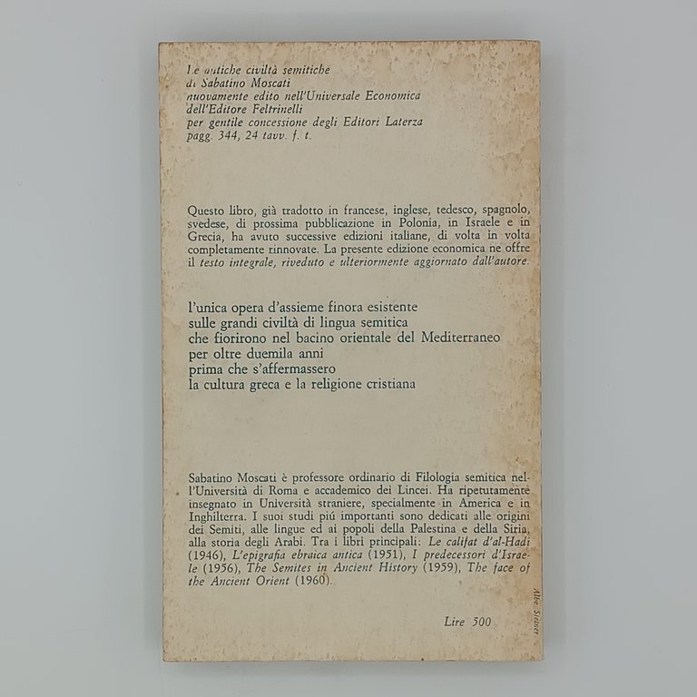 Le antiche civiltà semitiche