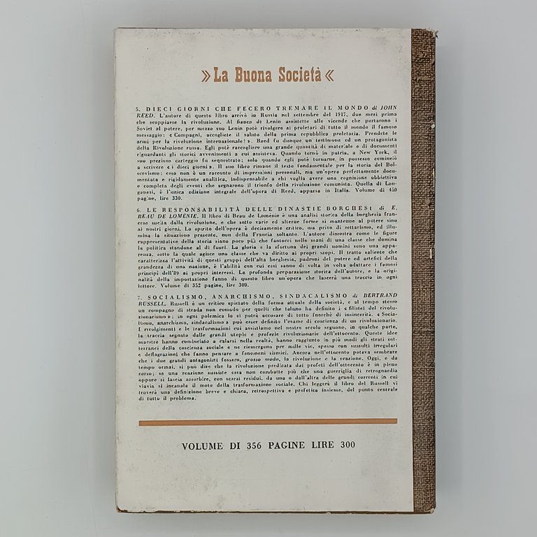 Le responsabilità delle dinastie borghesi