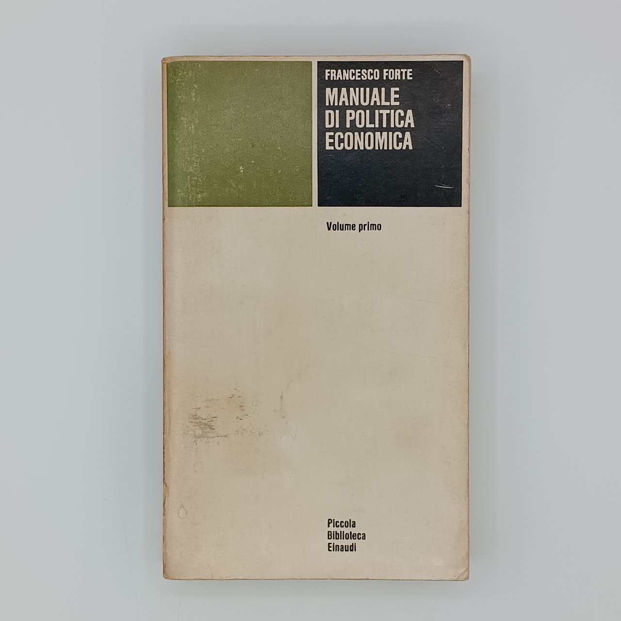 Manuale di politica Economica (4 Volumi)