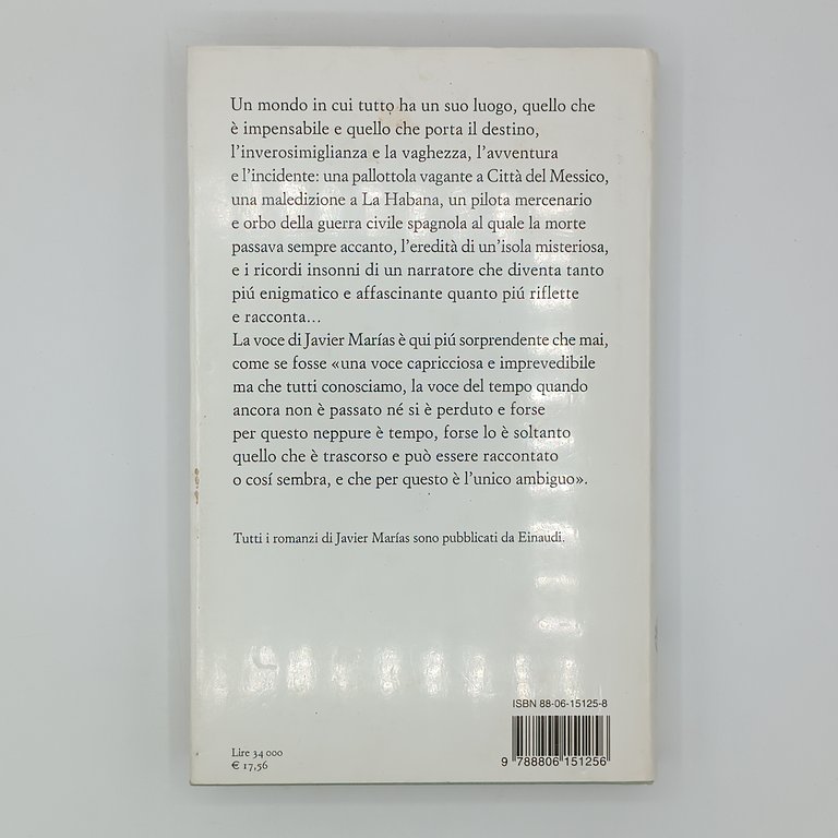 Nera schiena del tempo