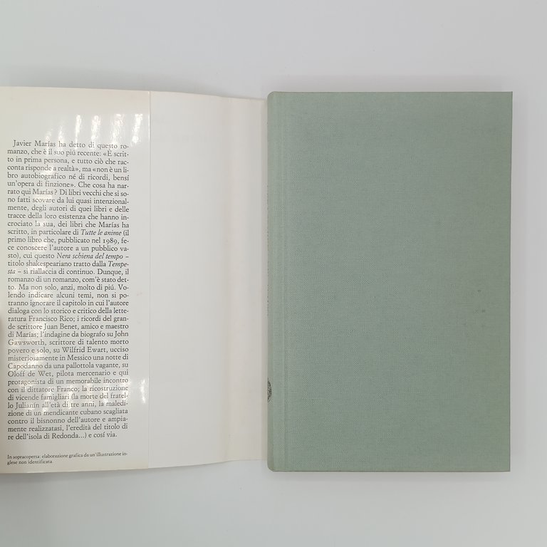 Nera schiena del tempo