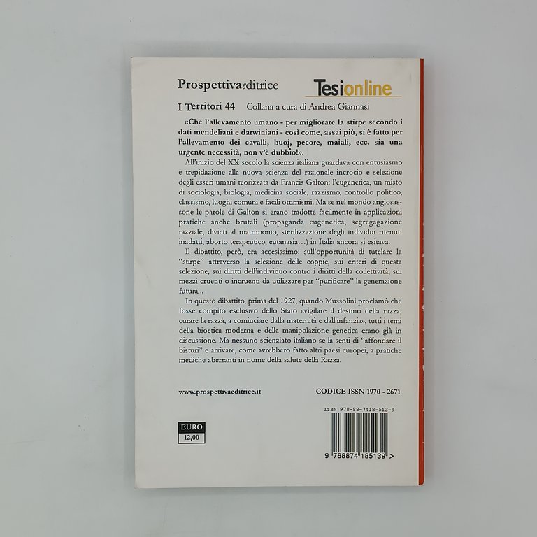 Origini controllate. La prima eugenetica italiana 1900-1924 | Immagine Gallery 3