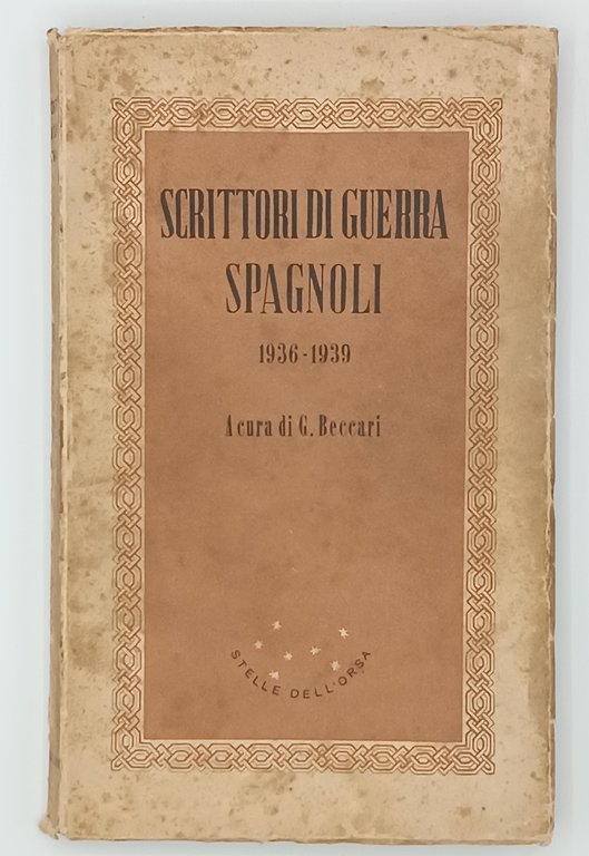 Scrittori di guerra spagnoli 1936-1939