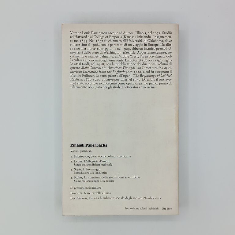 Storia della cultura americana (Volume 3). L'avvento del realismo critico …