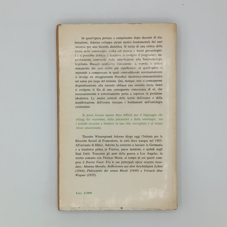 Sulla metacritica della Gnoseologia. Studi su Husserl e le antinomie …