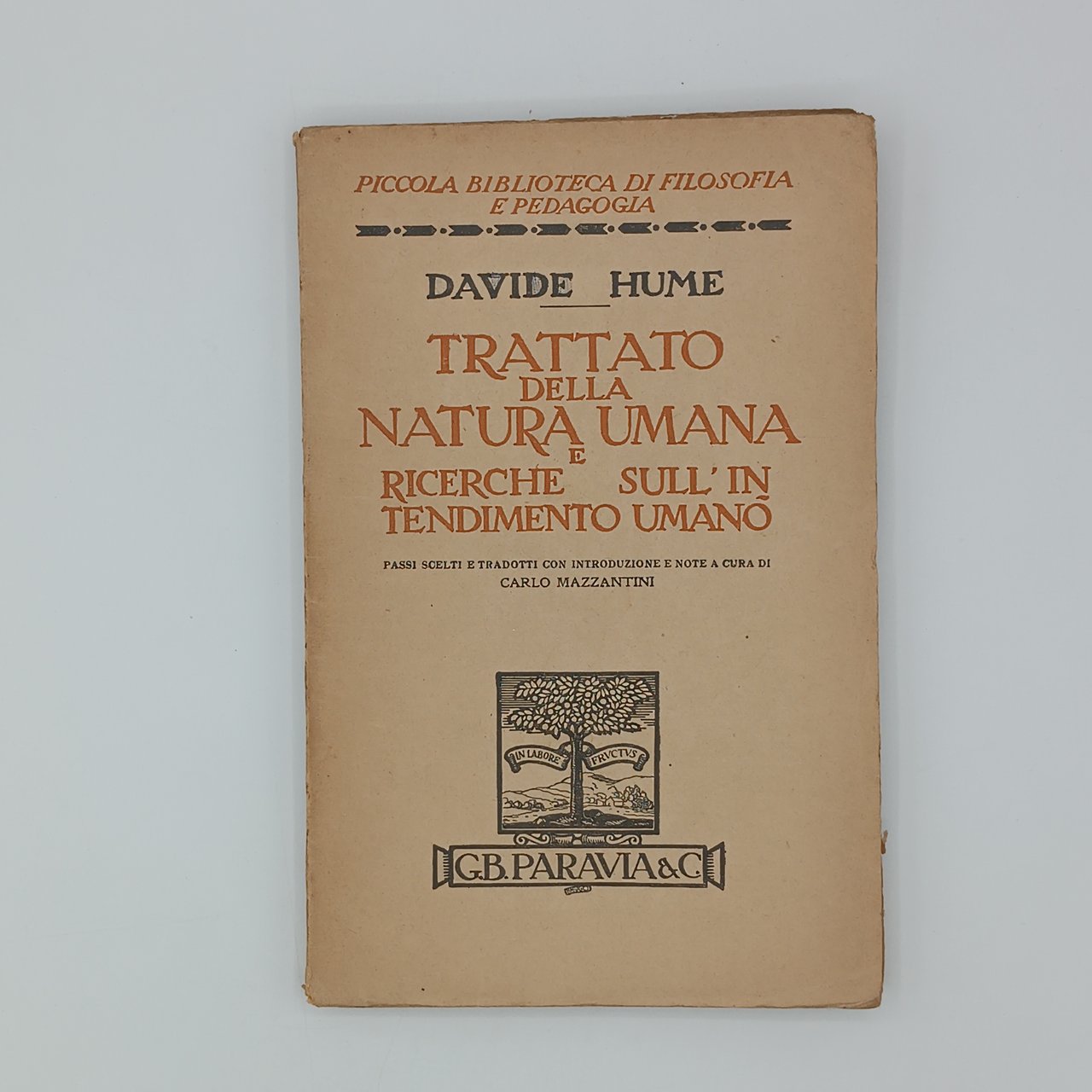 Trattato della natura umana e ricerche sull'intendimento umano