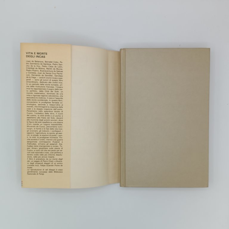 Vita e morte degli incas