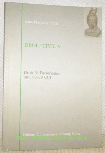 Droit Civil V. Droit de l’association (art. 60-79 CC). | Immagine principale