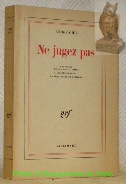 Ne jugez pas. Souvenirs de la cour d’Assises: l’affaire Redureau, … | Immagine principale