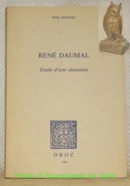 René Daumal. Etude d’une obsession. | Immagine principale