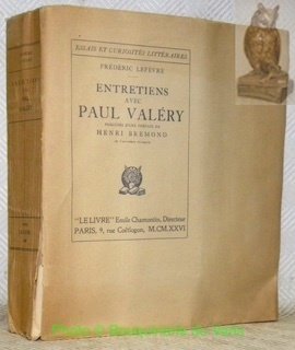 Entretiens avec Paul Valéry. Précédés d’une préface de Henri Bremond. | Immagine principale