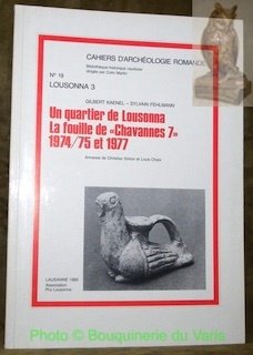 Un quartier de Lousonna. La fouille de “Chavannes 7” 1974/5 … | Immagine principale