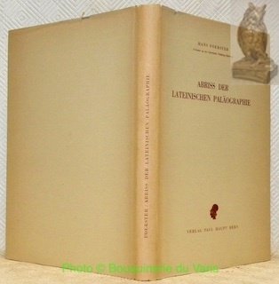 Abriss der lateinischen Paläographie.