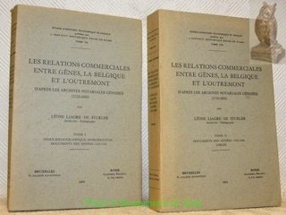 Les relations commerciales entre Gênes, la Belgique et l'Outremont, d’après …