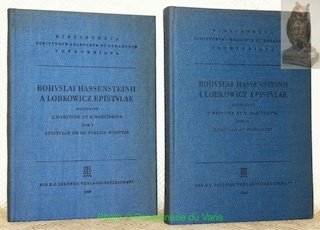 Bohuslai Hassensteinii a Lobkowicz Epistulae. Ediderunt Jan Martinek et Dana …