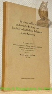Die wirtschaftliche und soziale Stellung des landwirtschaftlichen Arbeiters in der …